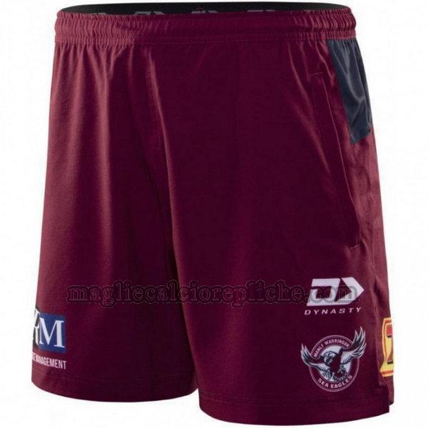 gym pantaloncini calcio manly warringah sea eagles 2020 porpora