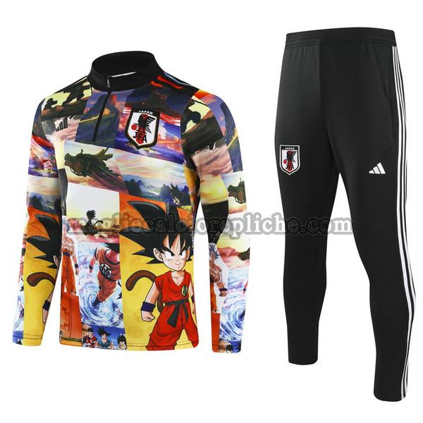 half zipper tute calcio giappone 2024 completo colorful