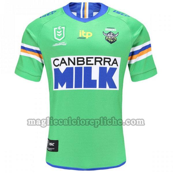 heritage maglie calcio canberra raiders 2021 verde