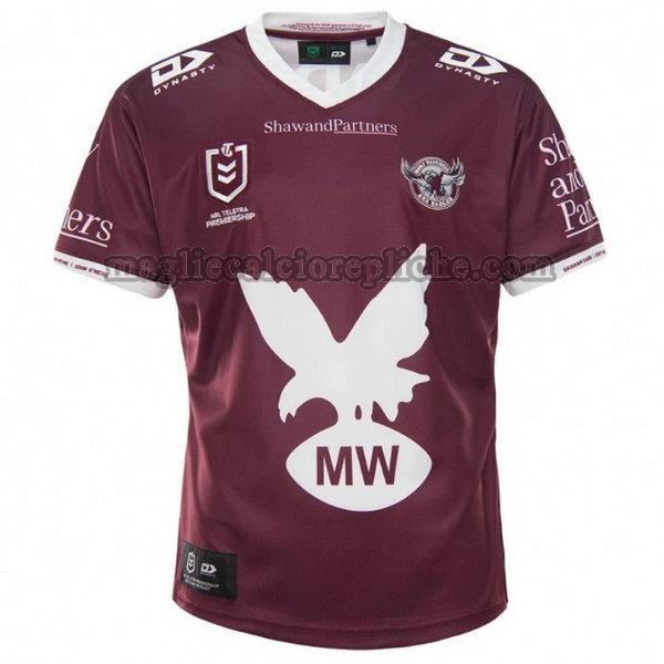 heritage maglie calcio manly warringah sea eagles 2021 porpora