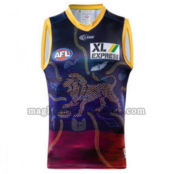 indigenous guernsey maglie calcio brisbane lions 2020 porpora