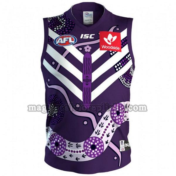 indigenous guernsey maglie calcio fremantle dockers 2020 porpora