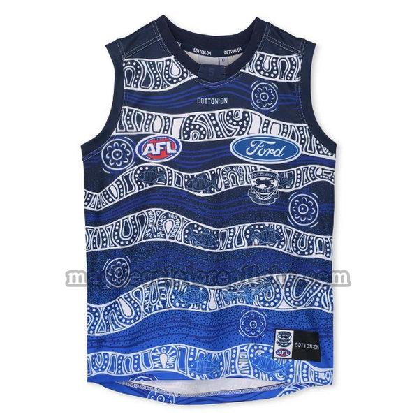 indigenous guernsey maglie calcio geelong cats 2020 bianco