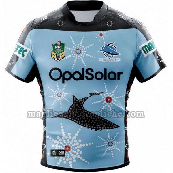 indigenous maglie calcio cronulla sutherland sharks 2018 blu