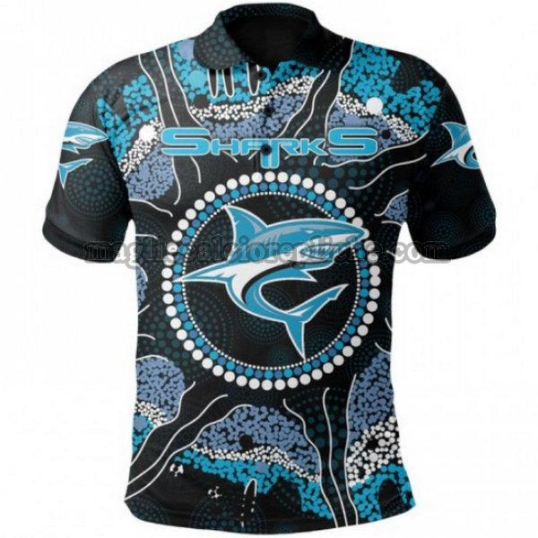 indigenous maglie calcio cronulla sutherland sharks 2021 nero