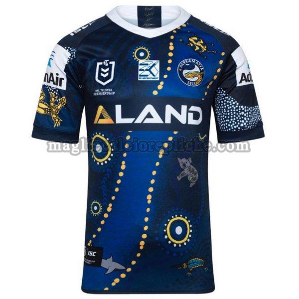 indigenous maglie calcio parramatta eels 2019 blu