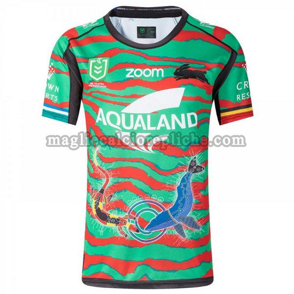 indigenous maglie calcio south sydney rabbitohs 2021 verde