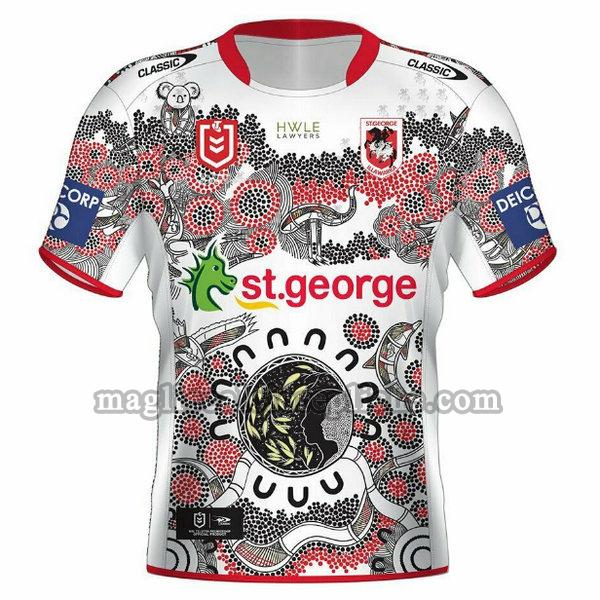 indigenous maglie calcio st george illawarra dragons 2021 bianco