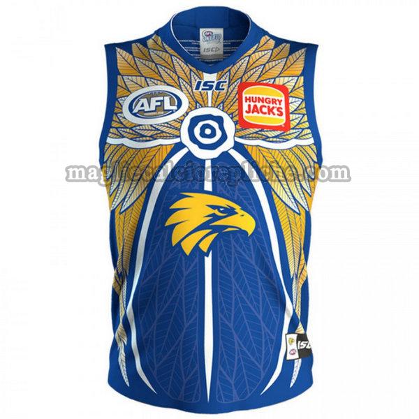 indigenous maglie calcio west coast eagles 2019 blu