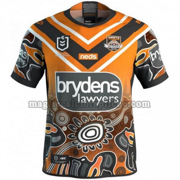 indigenous maglie calcio wests tigers 2019 giallo