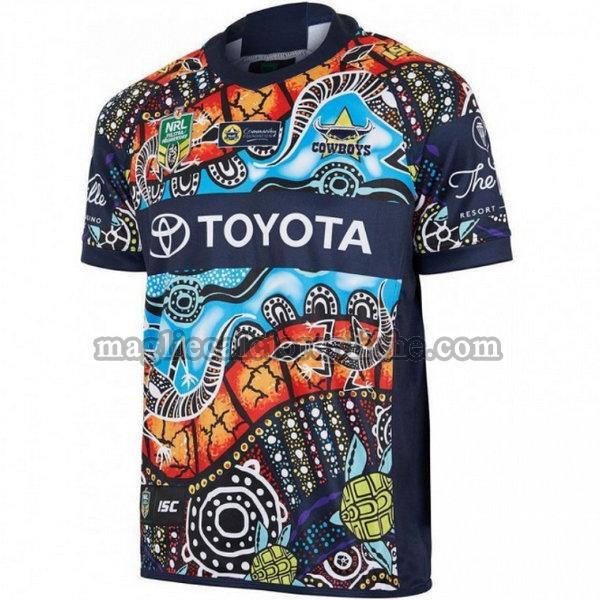 ingenous maglie calcio north queensland cowboys 2018 blu