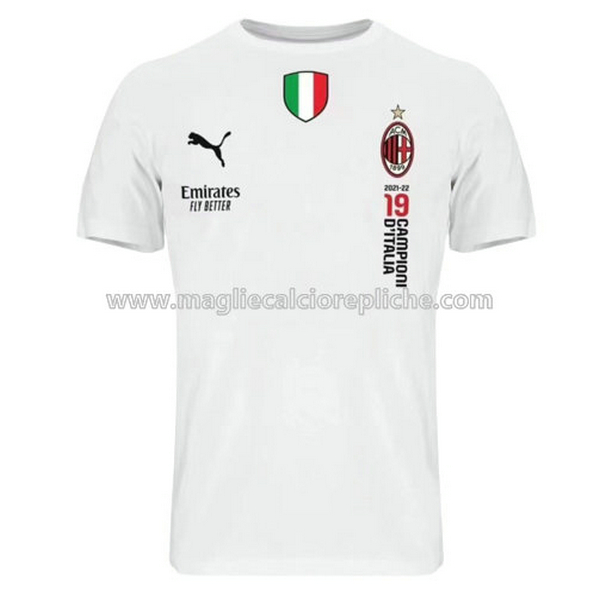 maglia campione ac milan 2022 2023 bianco