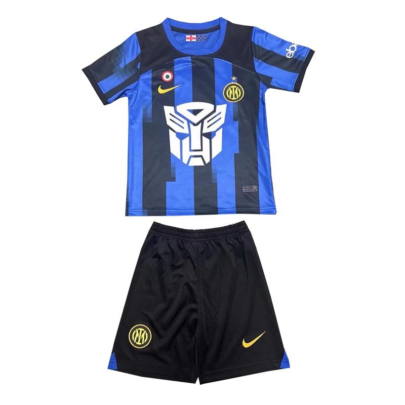 prima maglie calcio bambino inter 2023 2024 special edition blu nero