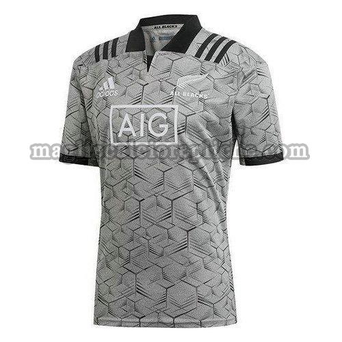 maglie formazione rugby calcio all blacks 2018 grigio