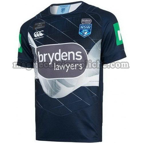 maglie formazione rugby calcio nsw blues 18-19 blu