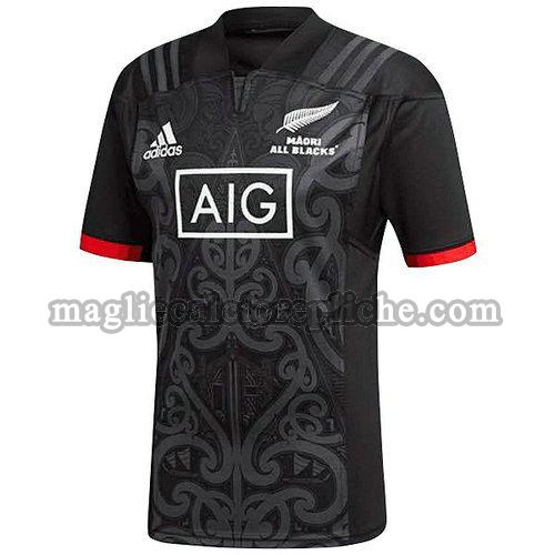 maglie rugby calcio all blacks 2019 nero