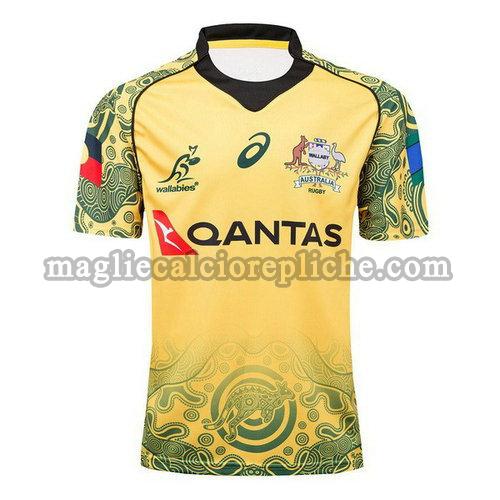 maglie rugby calcio australia 2017-2018 giallo