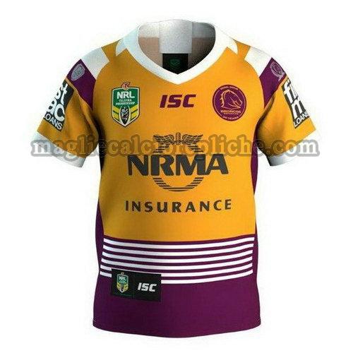 maglie rugby calcio brisbane broncos 30th giallo