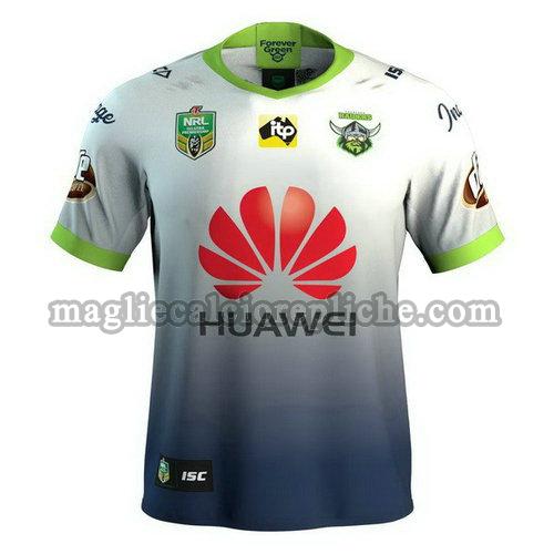 maglie rugby calcio canberra raiders 2018 bianco blu