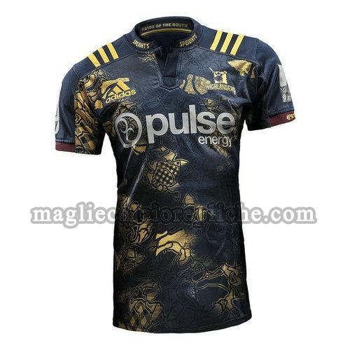 maglie rugby calcio highlanders 2017-2018 blu