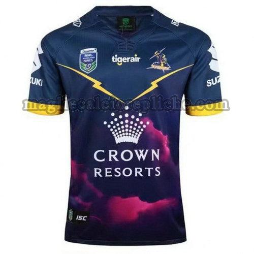 maglie rugby calcio melbourne storm 2017-2018 blu