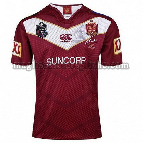 maglie rugby calcio qld maroons thurston 2018 rosso