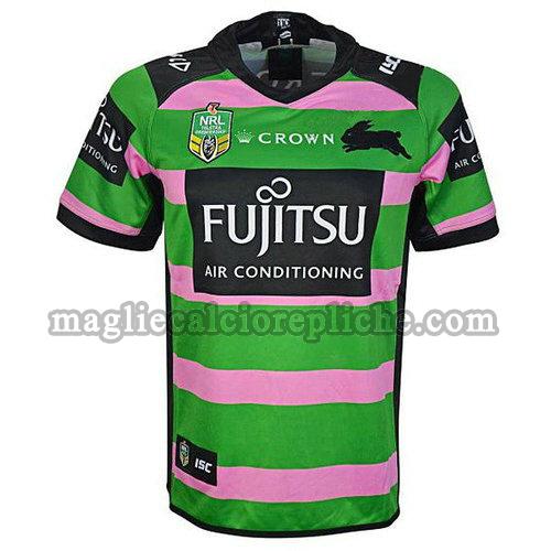 maglie rugby calcio south sydney rabbitohs 18-19 verde