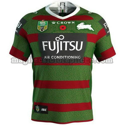 maglie rugby calcio south sydney rabbitohs 2018 verde