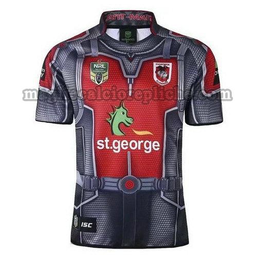 maglie rugby calcio st. george illawarra dragons 2017-2018 grigio