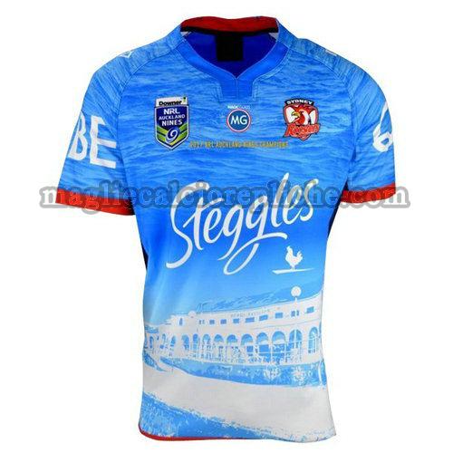 maglie rugby calcio sydney roosters 2017 blu