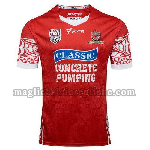 maglie rugby calcio tonga 2017-2018 rosso