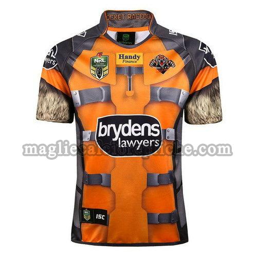 maglie rugby calcio wests tigers 2017-2018 giallo