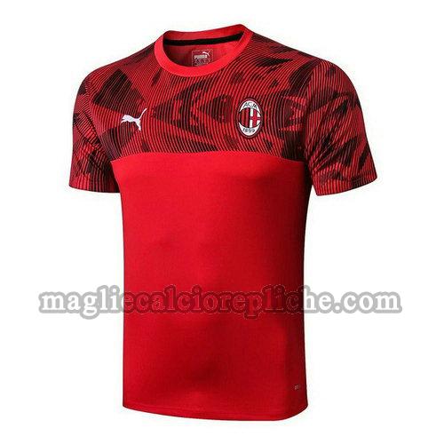 magliette formazione calcio ac milan 2019 2020 rosso