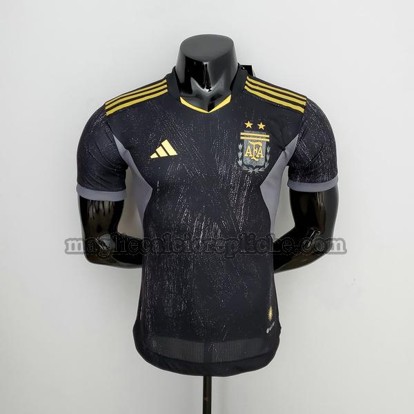 magliette formazione calcio argentina 2022 player nero