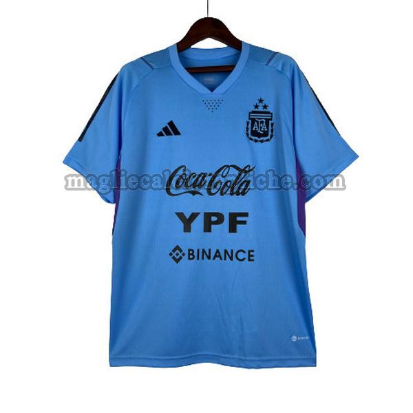 magliette formazione calcio argentina 2023 blu