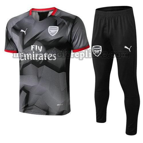 magliette formazione calcio arsenal 2018 2019 completo grigio