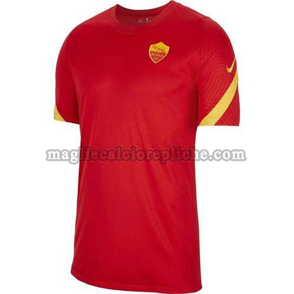 magliette formazione calcio as roma 2020-2021 rosso