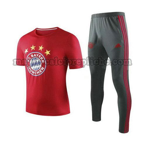 magliette formazione calcio bayern münchen 2019-2020 completo rosso