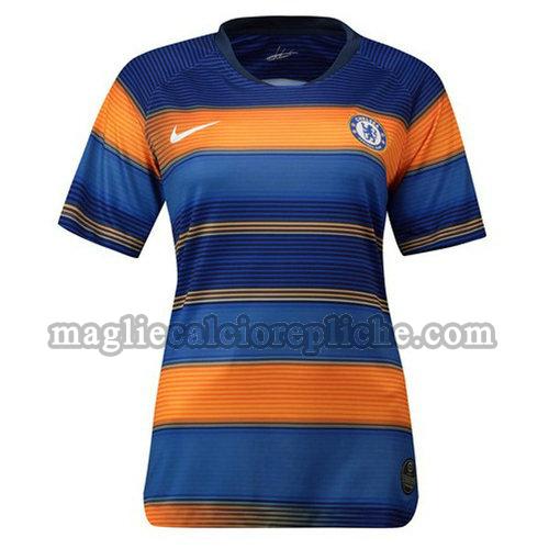 magliette formazione calcio chelsea 19-20 blu arancione