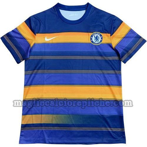 magliette formazione calcio chelsea 2018 2019 blu giallo