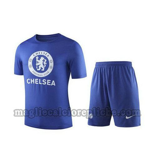 magliette formazione calcio chelsea 2019-2020 completo blu