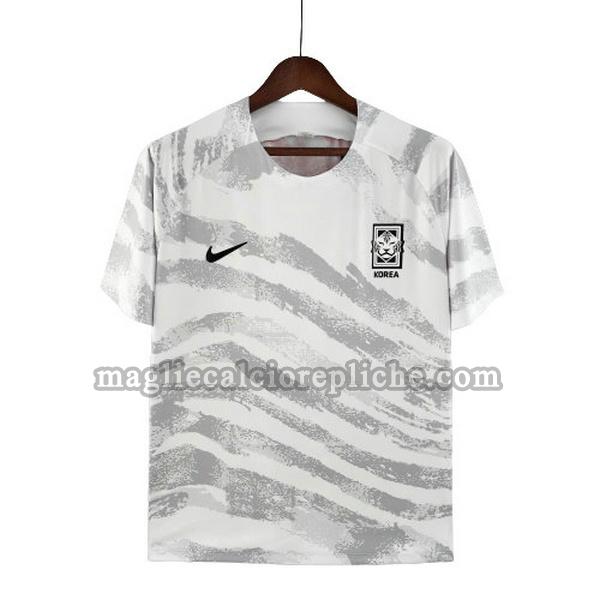 magliette formazione calcio corea 2022 2023 bianco grigio