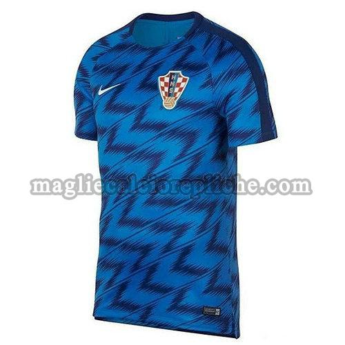 magliette formazione calcio croazia 2018 blu