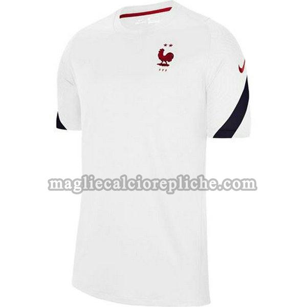 magliette formazione calcio francia 2020-2021 bianco