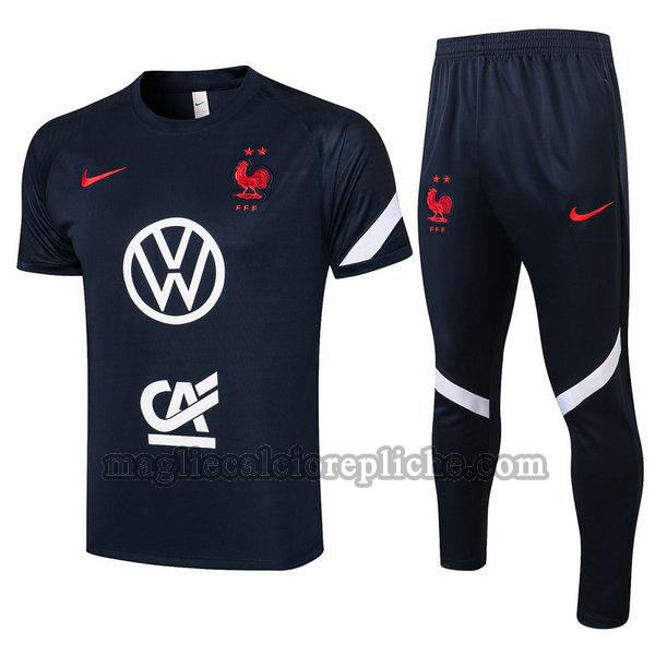 magliette formazione calcio francia 2021 2022 completo blu
