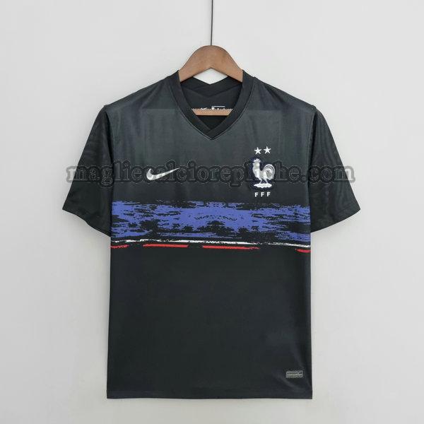 magliette formazione calcio francia 2022 nero