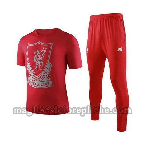 magliette formazione calcio liverpool 19-20 completo rosso