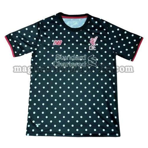 magliette formazione calcio liverpool 19-20 nero rosa