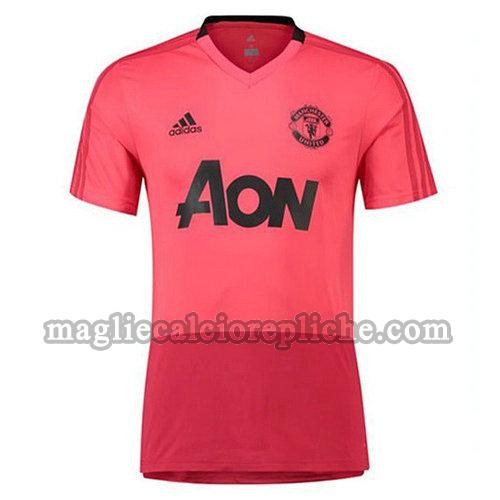 magliette formazione calcio manchester united 2018-2019 rosa