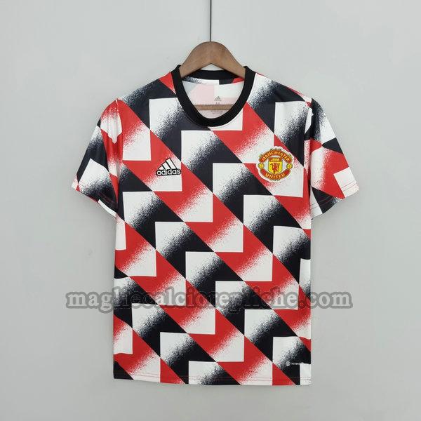 magliette formazione calcio manchester united 2022 2023 rosso bianco nero